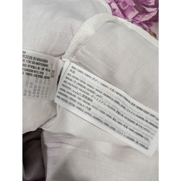 Abercrombie & Fitch Dress Womens Large Purple Emerson Puff Sleeve Midi NWT - Picture 7 of 11